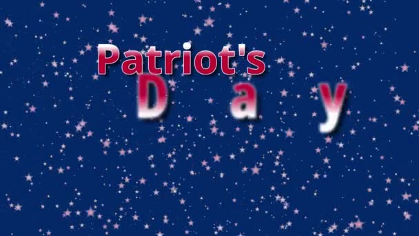 Bannière Sur Patriot Day Vente Offre Spéciale Avec Couleurs Drapeau — Video