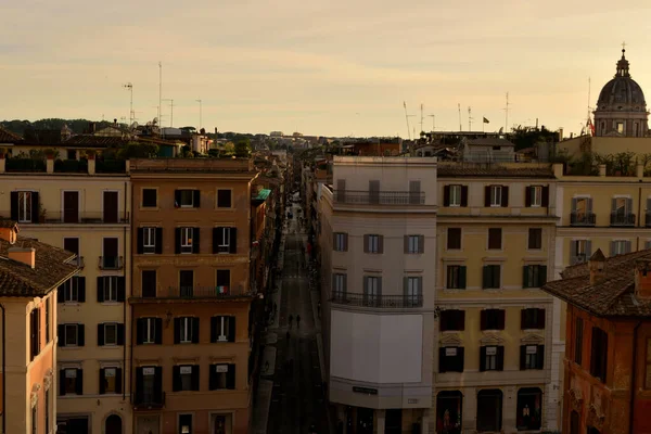 Mai 2020 Rom Italien Blick Auf Die Dei Condotti Ohne — Stockfoto