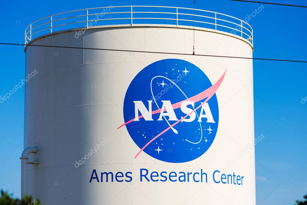 NASA Ames Research Center. Ames Research Center is a major NASA research center at Moffett Federal Airfield in Silicon Valley - Mountain View, CA, USA - 2019