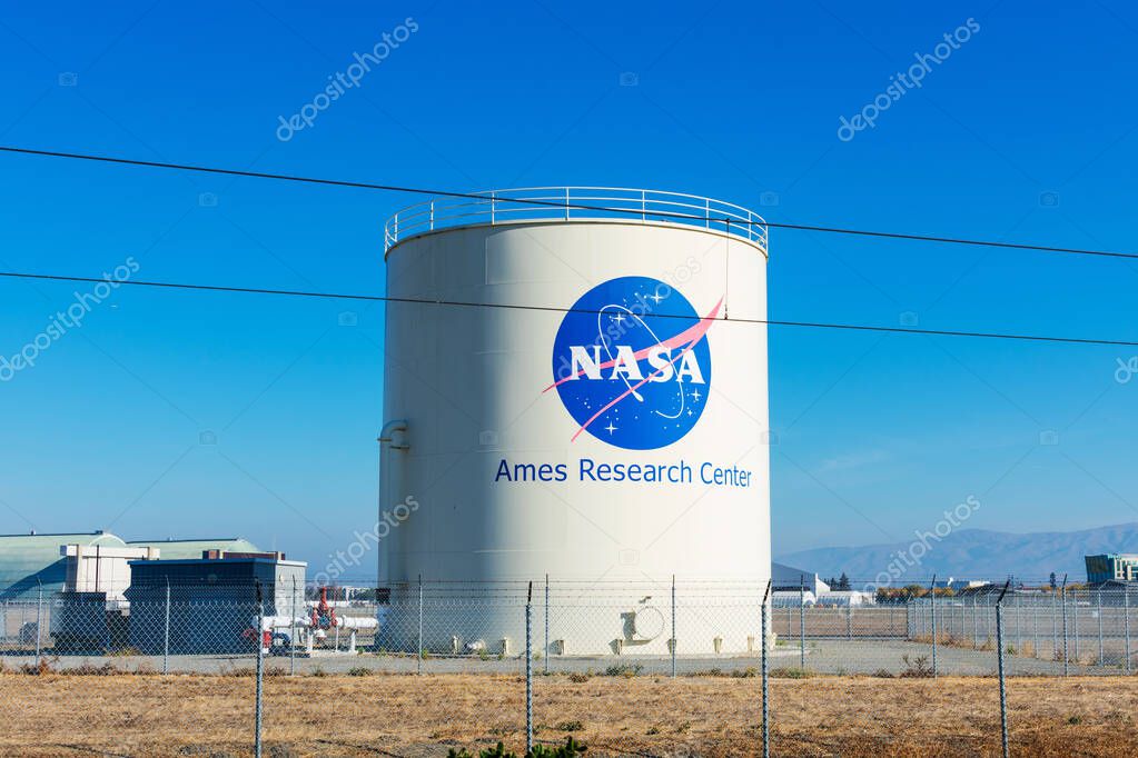NASA Ames Research Center. Ames Research Center is a major NASA research center at Moffett Federal Airfield in Silicon Valley - Mountain View, CA, USA - 2019