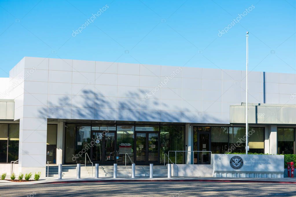 U.S. Citizenship and Immigration Services agency USCIS of the U.S. Department of Homeland Security DHS field office - Santa Clara, California, USA - 2019