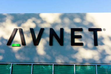 Silikon Vadisi ofisinde avnet işareti.