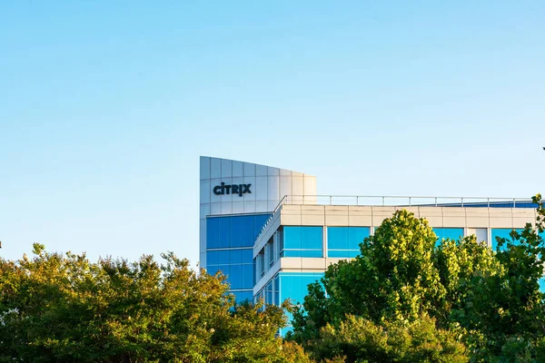 Campus Citrix Systems en Silicon Valley. Sede de Citrix ubicada en Fort Lauderdale, Florida - Santa Clara, California, Estados Unidos - Circa, 2019 — Foto de Stock