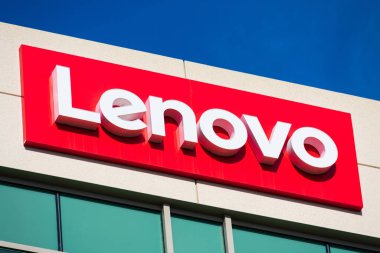 Lenovo, Silikon Vadisi 'ndeki karargahın tepesine imza attı. Lenovo Group Limited bir bilgisayar imalat şirketidir.