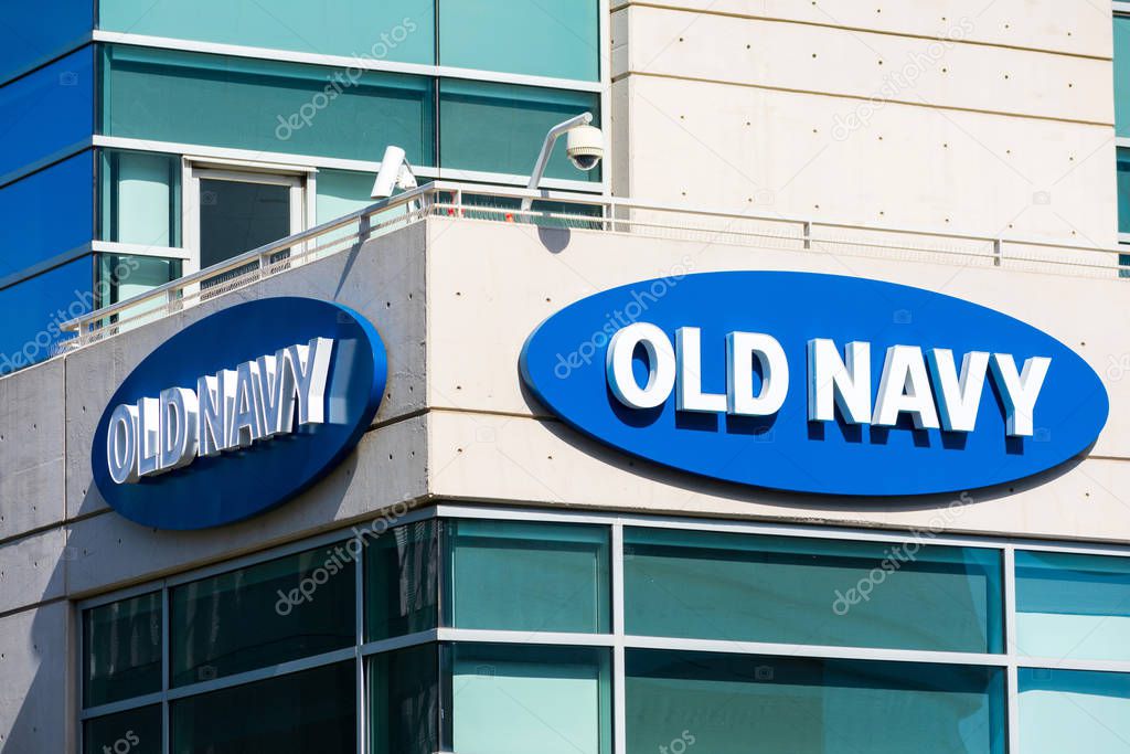 Old Navy corporate headquarters. Old Navy is an American clothing and accessories retailing company owned by American multinational corporation Gap Inc - San Francisco, California, USA - 2020