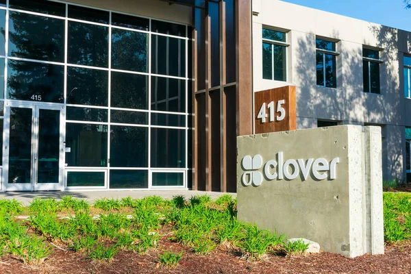 Внешний Вид Кампуса Кловер Сети Clover Облачная Платформа Android Принадлежащая — стоковое фото