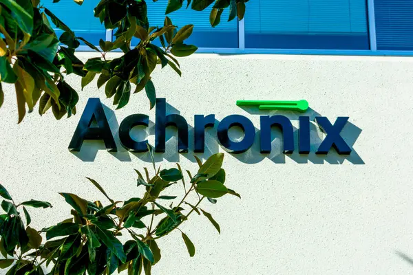 Achronix Sign Facade Achronix Semiconductor Corporation Silicon Valley 아크로 반도체 — 스톡 사진