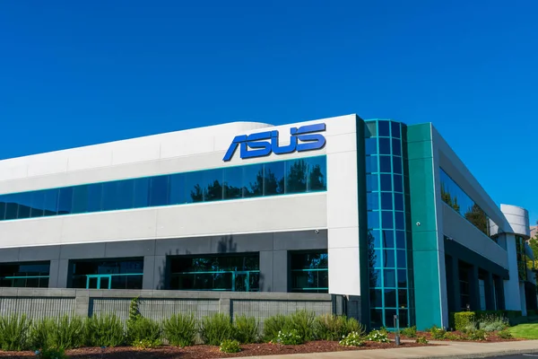 Oficina Central Compañía Asus Silicon Valley Empresa Multinacional Hardware Electrónica — Foto de Stock