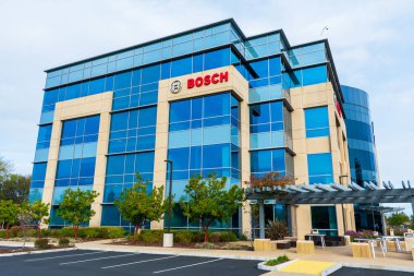Bosch Araştırma ve Teknoloji Merkezi modern ofis binası Silikon Vadisi - Santa Clara, Kaliforniya, ABD - 23 Şubat 2019