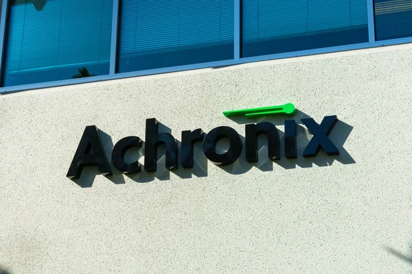 Achronix Sign Facade Achronix Semiconductor Corporation Silicon Valley 아크로 반도체 — 스톡 사진