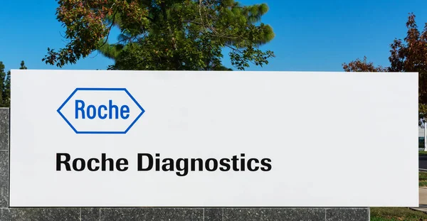Roche Diagnostiekteken Campus Van Afdeling Diagnostiek Van Hoffmann Roche Pleasanton — Stockfoto