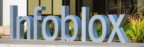 Gran Signo Infoblox Sede Empresa Infoblox Una Empresa Privada Automatización — Foto de Stock