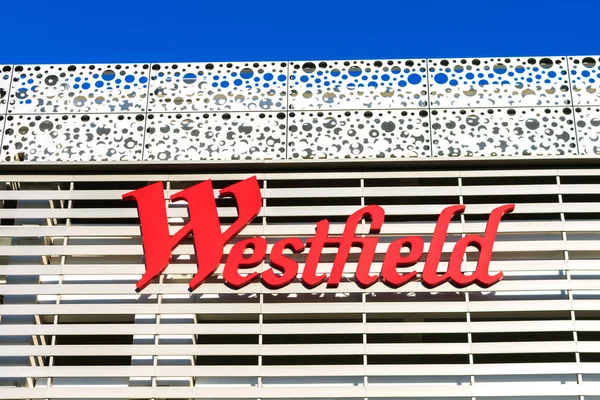 Westfield Uithangbord Gevel Van Een Luxe Winkelcentrum Westfield Valley Fair — Stockfoto