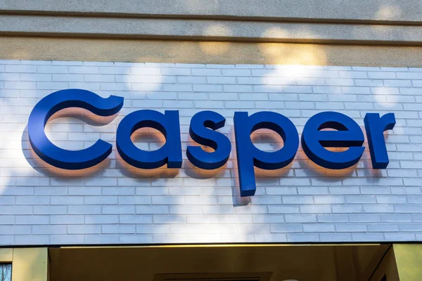 Cartel Casper Tienda Casper Sleep Casper Sleep Una Empresa Estadounidense — Foto de Stock