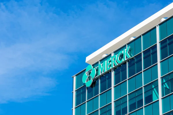 Merck Logo Den Merck Research Laboratories Silicon Valley Merck Inc — Stockfoto