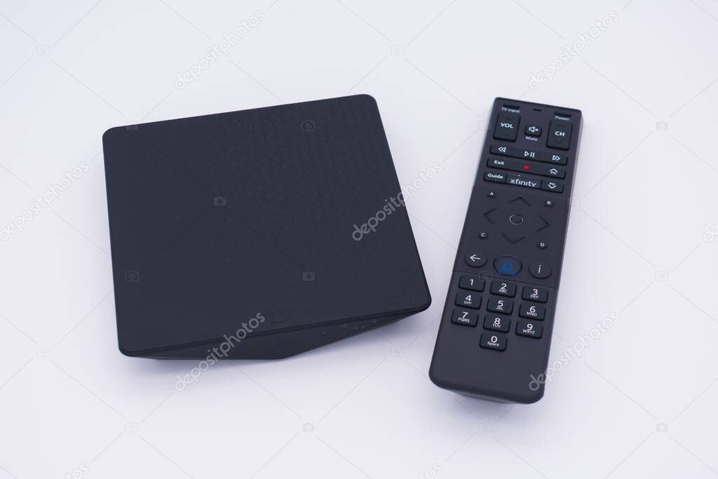 Xfinity Flex streaming TV Box with Xfinity Voice Remote - San Jose, California, USA - 2020