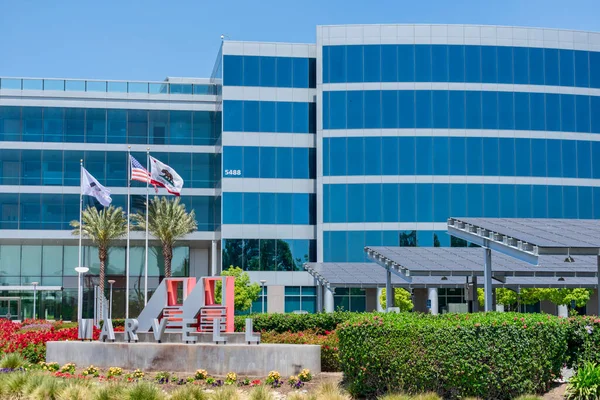 Marvell Logo Sign Silicon Valley Headquarters Semiconductor Manufacturing Company Santa — Foto de Stock