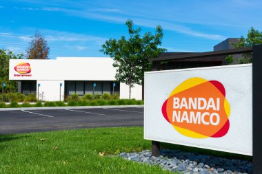 Bandai Namco, Japon video oyunu geliştiricisi ve yayıncısı Bandai Namco Entertainment America merkez kampüsü Santa Clara, California, ABD - 2020