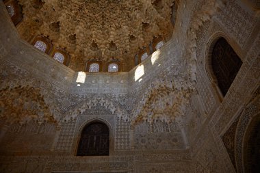 Antik binanın iç mekanının manzarası