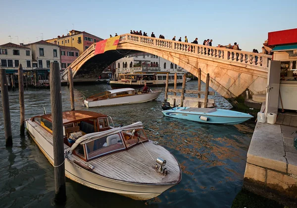 Góndolas Río Venecia — Foto de Stock