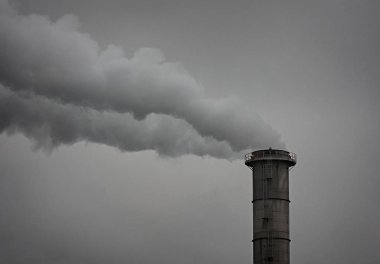 Sisin içindeki bacanın dumanı.