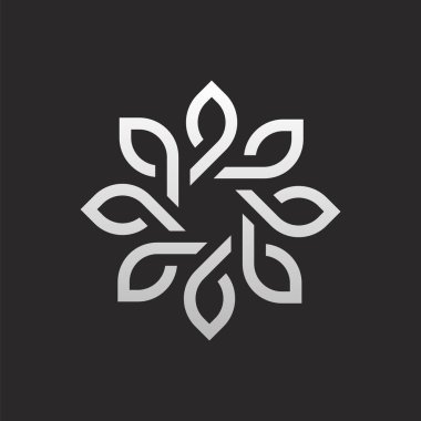 Lüks Geometrik Kraliyet Logosu Tasarımı