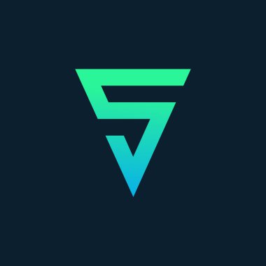 S harfi teknik logo tasarımı