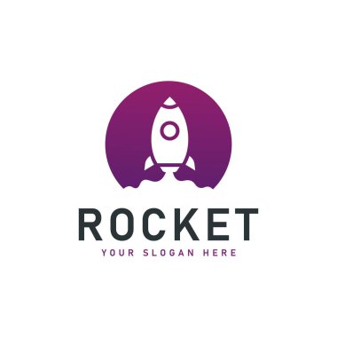 roket Logosu sembol vektörü