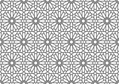 İslami Desen Sanat Arkaplanı