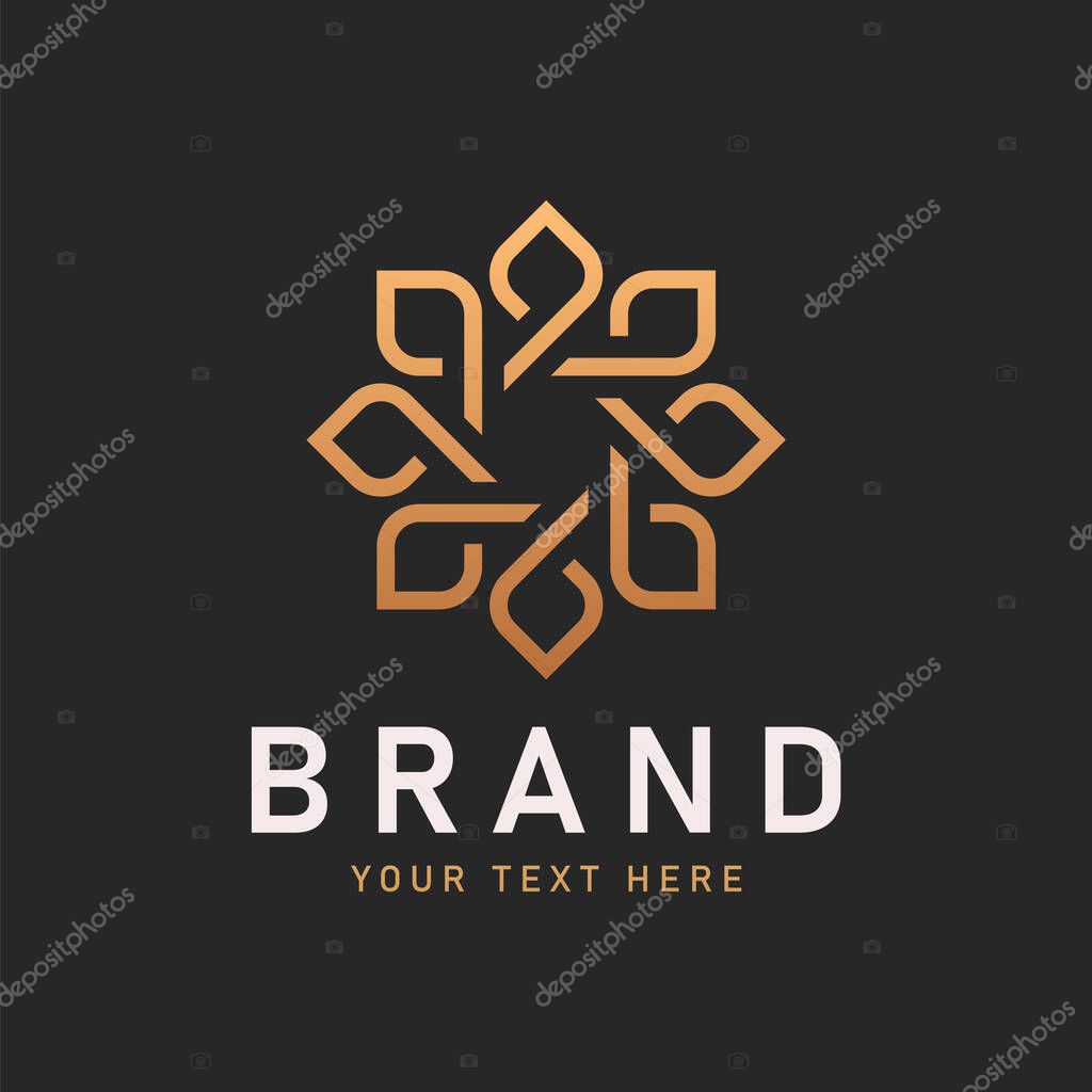 Luxury Geometric Royal Logo Design