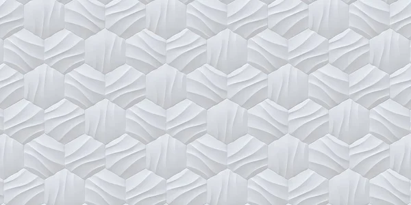 Fond Hexagonal Blanc Avec Effet Illustration Peut Être Utilisé Dans — Photo