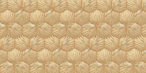 Gold Sechseck Hintergrund Mit Effekt Illustration Kann Für Cover Design — Stockfoto