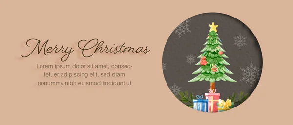 Noel arkaplanı. Acı için suluboya tekniğini kullan