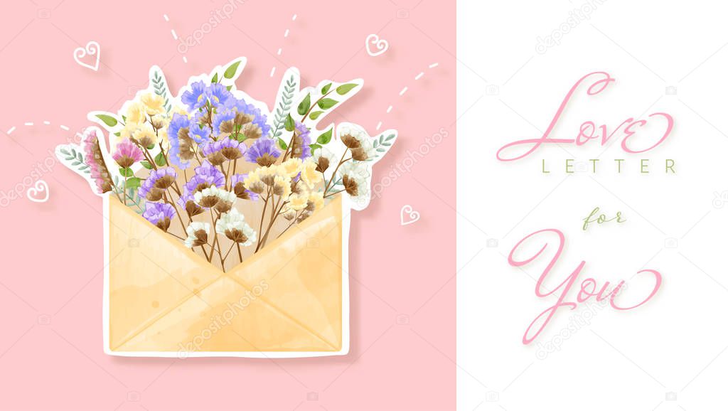Love letter for Valentine's day and any special celebration day.
