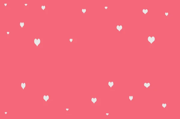 festive background with hearts for valentines day