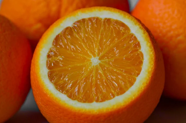 Fresh Juicy Beautiful Sliced Orange — Stock Photo, Image