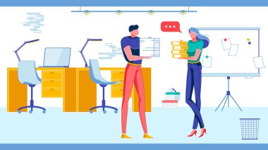 Millet, Ofis çalışanları birlikte çalışır..
