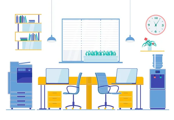 Ofisteki İki İşçi İçin İşyeri Düz İçişleri