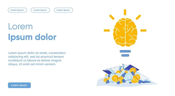 Concept de classification des bannières vectorielles Idée lumineuse . — Image vectorielle