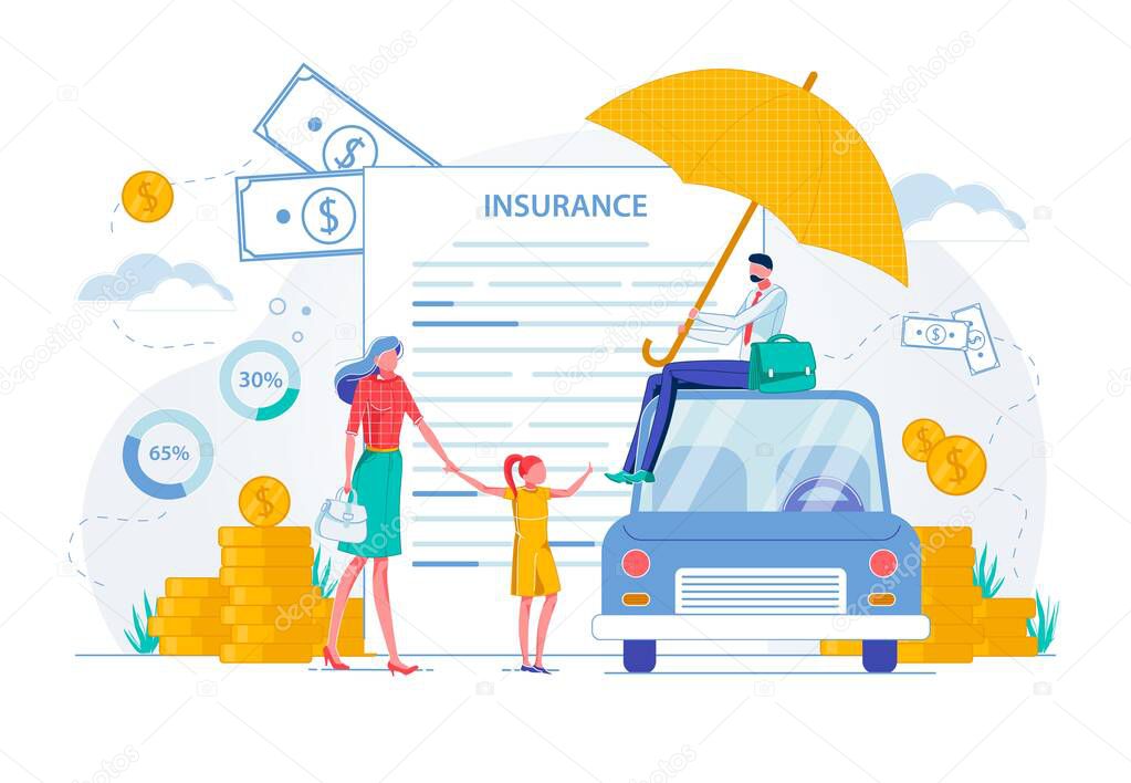 Private Vehicle Contract Family Insurance Banner.