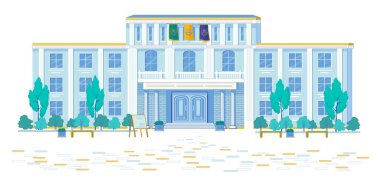 Sütunlu Klasik Eğitim Binası.