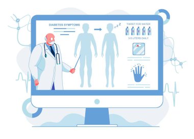 Diyabet Semptomlarını Açıklayan Doktor