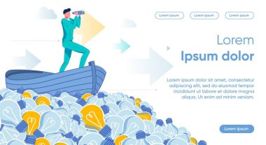 İş Adamı Geliştirme Stratejisi veya Fikri Seçiyor.
