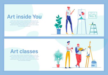 Vektör Bayrağı Sanat Sınıflarını ve Yaratıcılığı Destekliyor