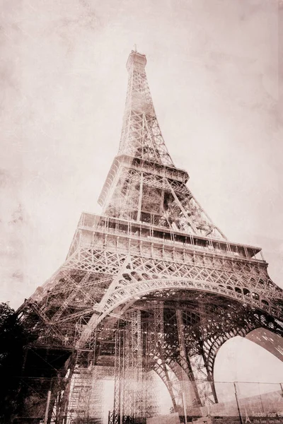Paris Tour Eiffel Quarantine Covid — Stock Photo, Image