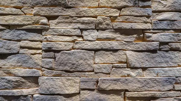 Pared Piedra Marrón Material Construcción — Foto de Stock