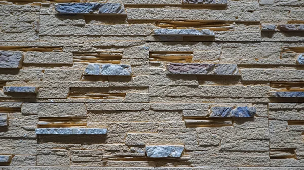 Pared Piedra Marrón Material Construcción — Foto de Stock