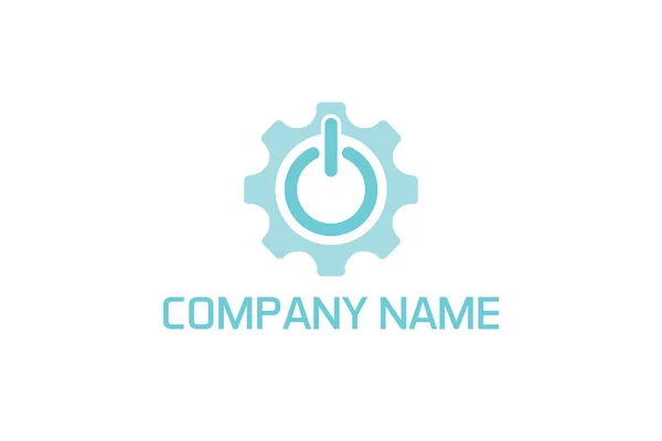 Logo üzerine vites - beyaz arkaplan çizimi tasarımı