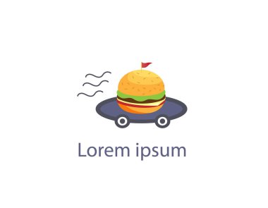Dağıtım Gıda logosu - beyaz arkaplan çizimi tasarımı