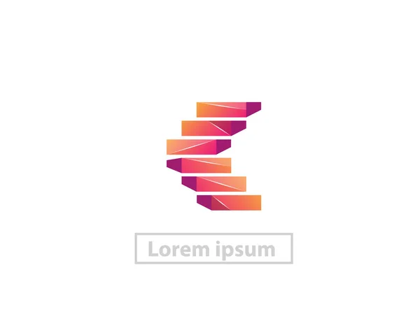 Merdiven logosu vektör eğrisi
